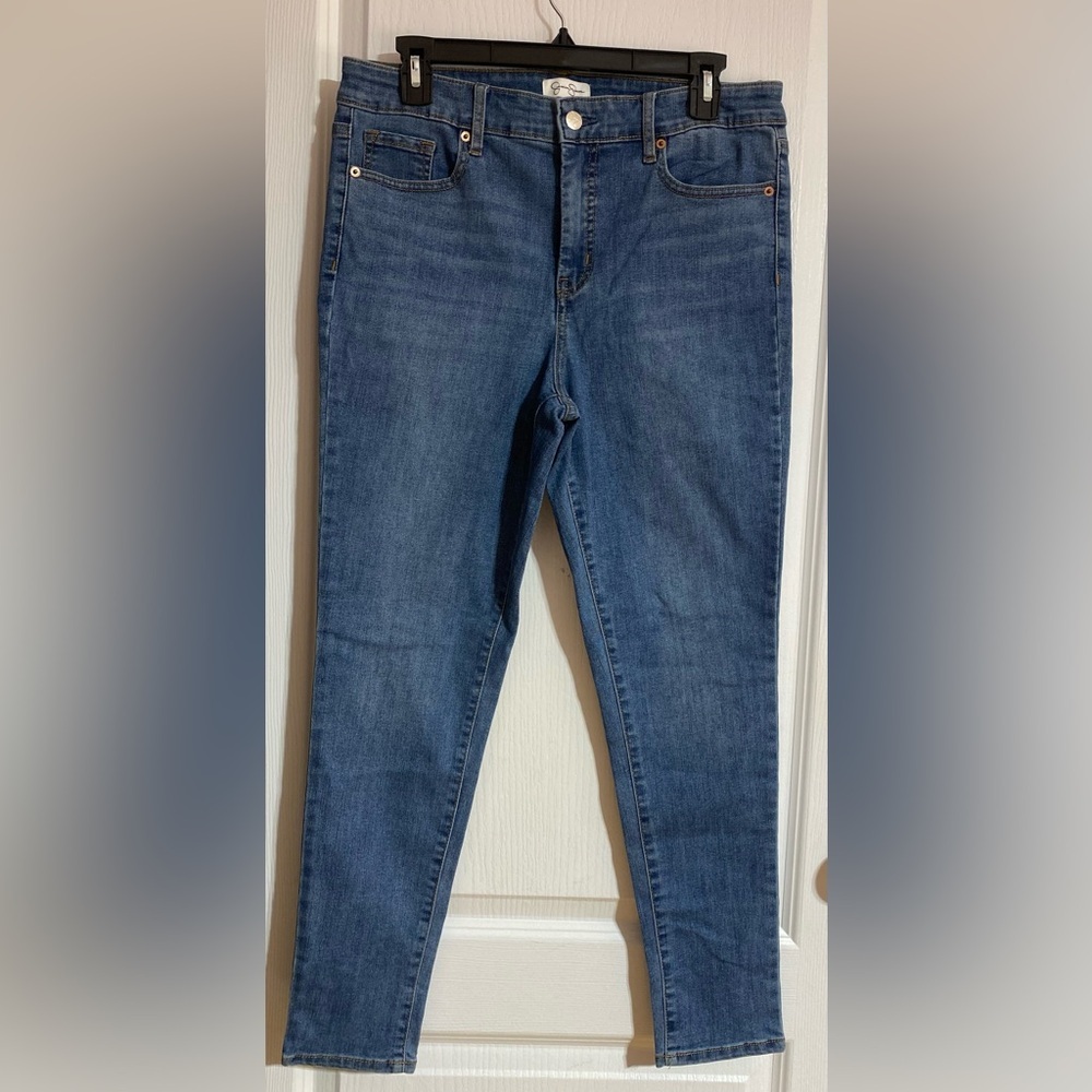 NWT Jessica Simpson High Rise Ankle Blue Jeans Size 10